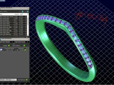 MY 019 BAND RING 3D print model