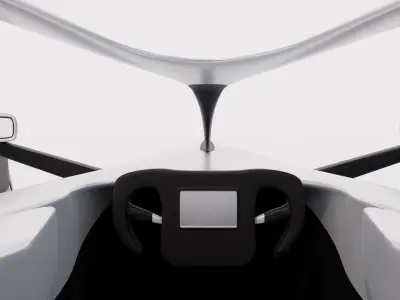 Simple 2021 Formula 1 Racing Car 3D model