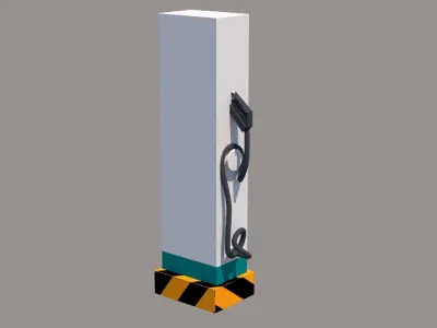 Charging station - Charging pile -EV- Car charger 3D model