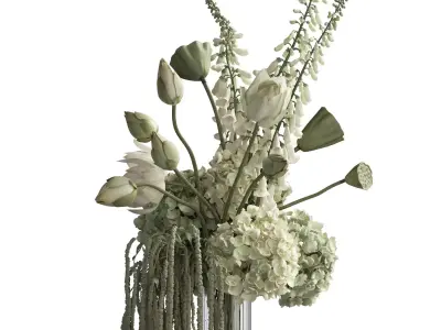 Flower In Vase 109 3D model