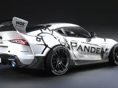 TOYOTA SUPRA A90 3D model