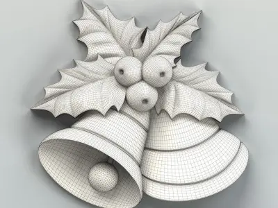 Carved decor central 021 3D model