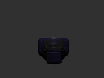 helmet high poly sculpt 3d printable ver 7 3D model 3D model 20