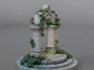 garden gate 3D model
