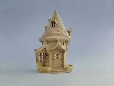 HOUSE LAMP 3D print model