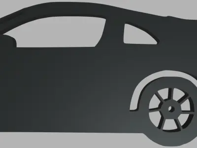 Nissan Fairlady Z 32 Veilside 1994 Key Ring 3D print model