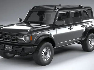 Bronco Base 4-Door 2021 3D model