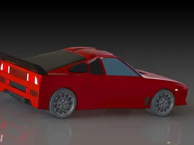 Lancia 037 Free 3D print model