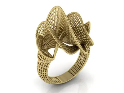 Collections 50 pcs Ultra Vision Ring Jewelry 3D print model