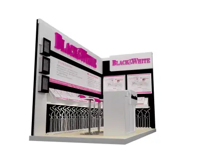 Booth Exhibition Stand a359b 3D model