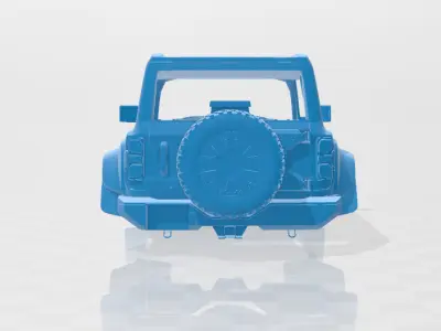Bronco Two - Door 2022 - Full Body Car Model for 3D Printing 3D print model
