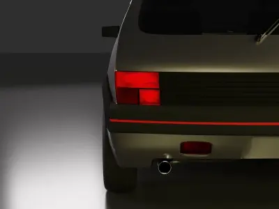 Peugeot 205 GTI  3D model