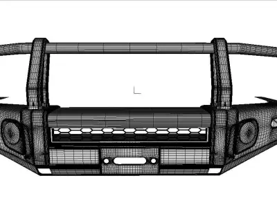 Bumper Front  ARB Summit Bull Bar 3D model
