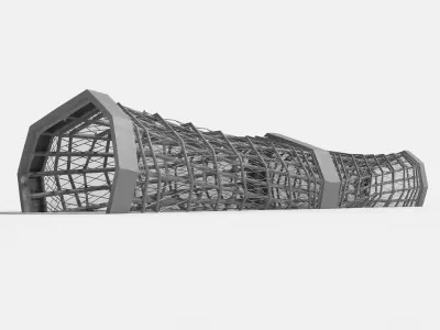 0039 - Parametric Corridor 3D model