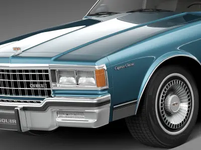 Chevrolet Caprice Sedan 1978 3D model