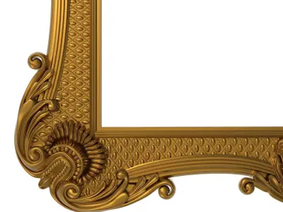 Carved Picture Frame  3D model