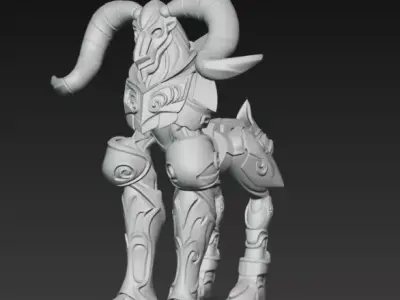 Saint Seiya Aries Armor 3D print model