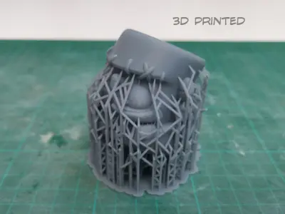 3 wise shrunken heads  3D print model