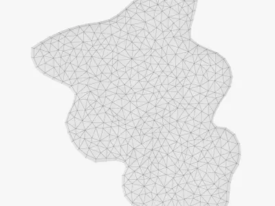 Sheepskin Rug 3D model