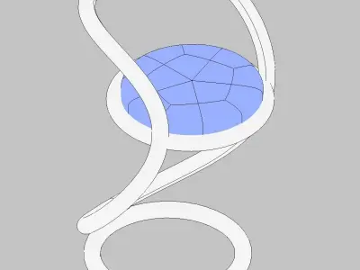  MORDERN CHAIR BAR CHAIR INVENTOR 3D MODEL 3D print model