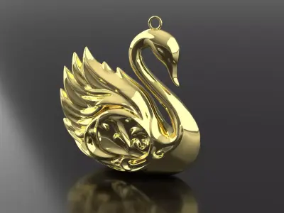 SWAN JEWELRY  Free 3D print model
