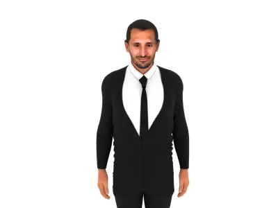 Giorgio Chiellini Low-poly 3D model