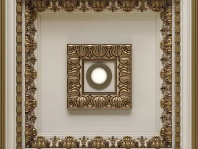 Decorative Ceiling Tile  3D model