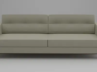 Sofa 3D two seater 3D model