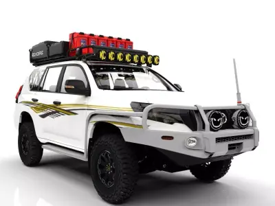 Toyota Prado 2020 ARB  3D model