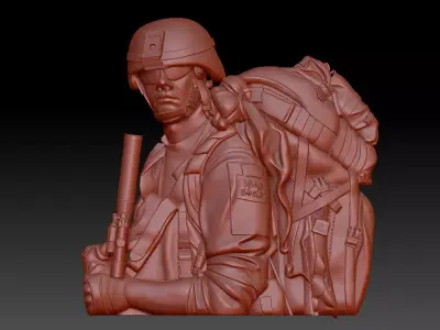 Soldier 3D print model order