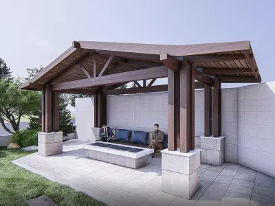 gazebo 3D model