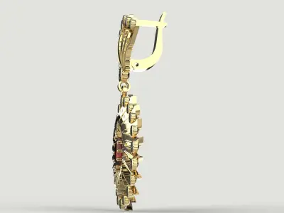 Buccellati Earrings  3D print model