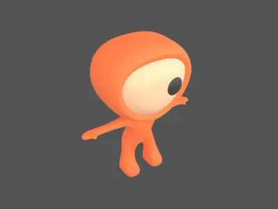 Rato Character 004 Prisoner v2 Low-poly 3D model