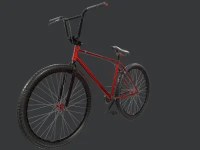 Bicycle BPR LowPoly Low-poly 3D model