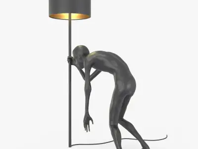 Old man Lamp 3D model