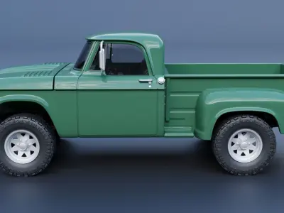 Dodge Power Wagon  W100 1962 3D print model