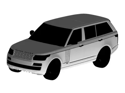 range rover sva 3D model
