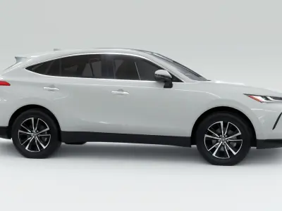 Toyota Harrier hybrid 2021 3D model