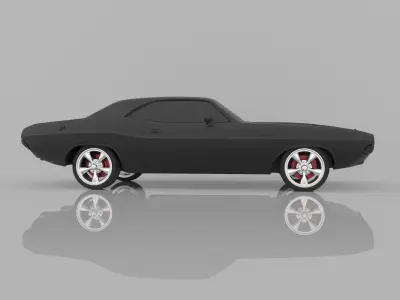 Dodge Challenger 1970 3D Model Ready to Print STL File 3D print model