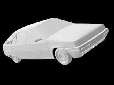 Citroen BX 3D print model