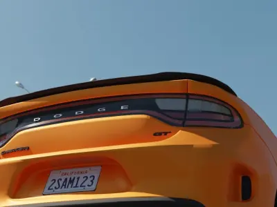 Dodge Charger 2019 Grand Turismo orange metallic 3D model