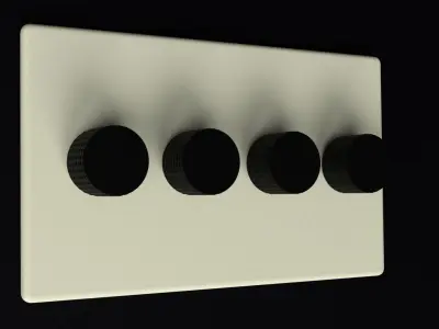 D and R Electrical Sockets or Outlets and Switches 3D model