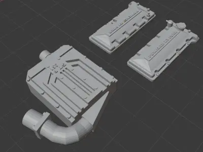 FG Supercharged Coyote top end conversion 3D print model