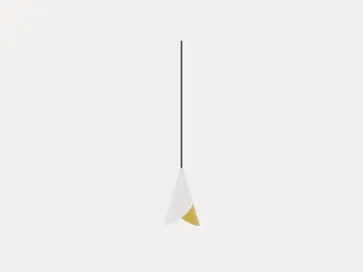 Cornet Lamp Low-poly 3D model