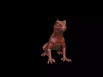 Lizard Animal Sculpture 3D print model buy