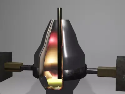 Basic oxygen converter 3D model