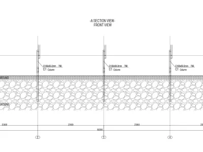1 MW Solar Project Type 13 3D model