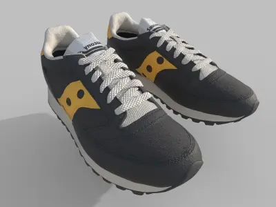 Casual Shoe Low-poly 3D model