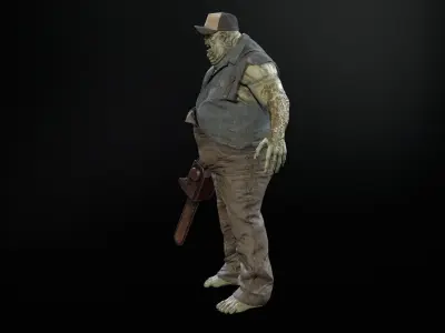 UrbanZombie2  unit2 for pack Low-poly 3D model