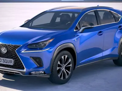 Lexus NX300 2018 3D model